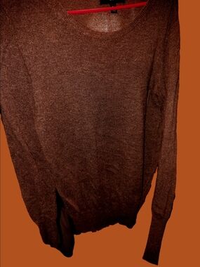 Mossimo Supply Co. Women's Brown V-Neck Sweater